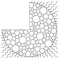 bubble cir w.frame 3 qtrs